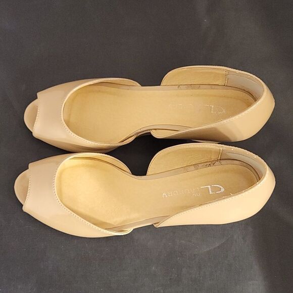 CL BY LAUNDRY PEEP TOE D'ORSAY WEDGE SANDAL - Picture 11 of 15